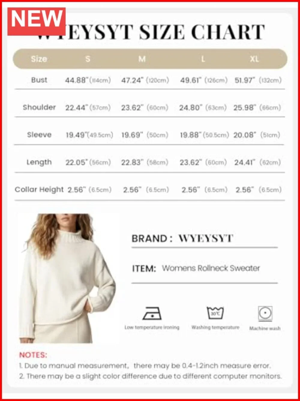 Oversized Rollneck Chunky Cable Knit Sweater Pullover